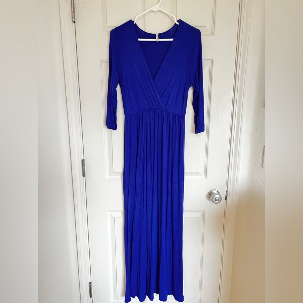 Maternity Maxi Dress Long Sleeve
